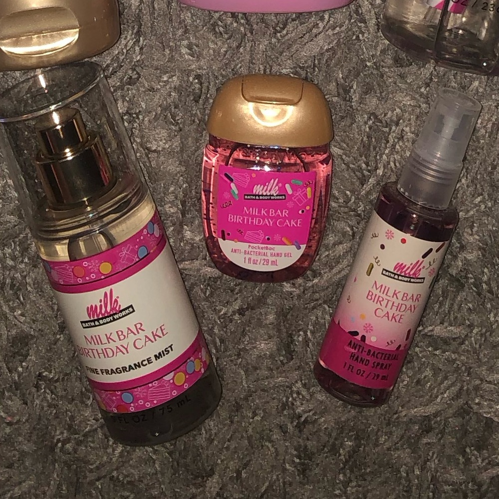 Bath & Body Works Milk Bar Birthday Cake Lot, New - Picture 5 of 14